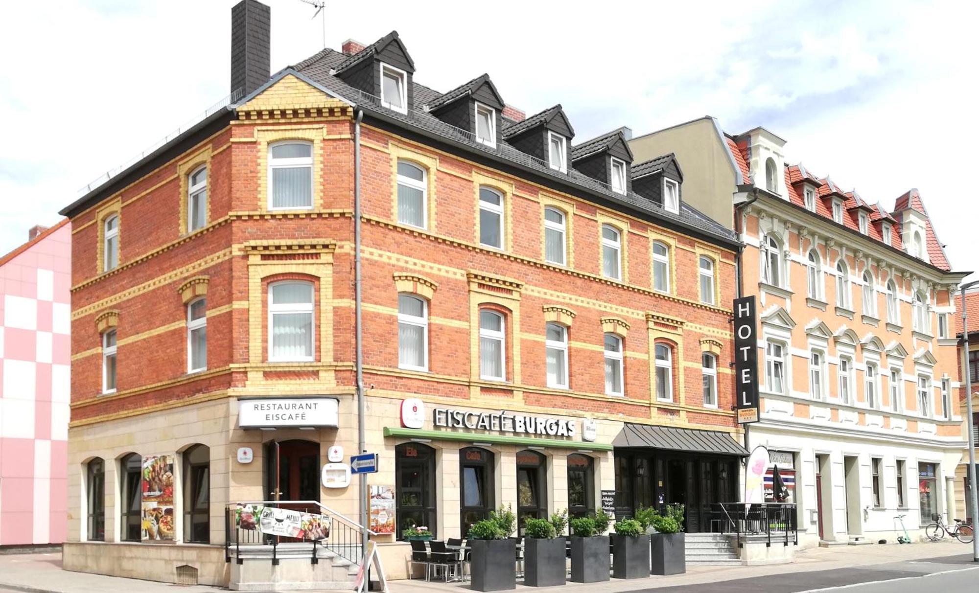 Hotel Burgas Stassfurt Esterno foto